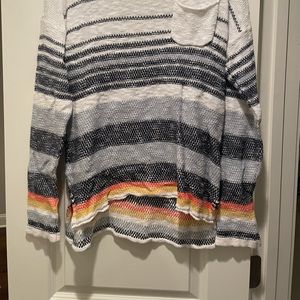 Hem and Thread light sweater with cute fall colors.